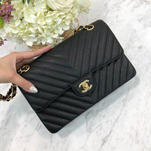 Ch@nel Flap Bag-Caviar Leather-25CM - Image 1