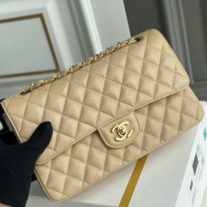 Ch@nel Flap Bag-Caviar Leather-25CM - Image 3