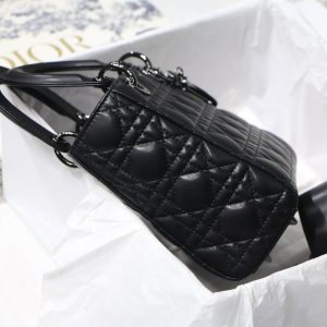 Lady Diro Bag-Black Hardware-20*16.5*8CM - Image 9