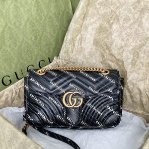 Gucci&Balenciaga Marmont Bag-26*15*7CM