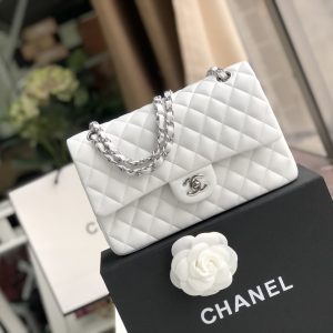 Ch@nel Flap Bag-Lambskin-25CM