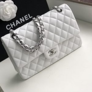 Ch@nel Flap Bag-Lambskin-25CM - Image 3
