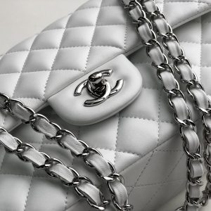 Ch@nel Flap Bag-Lambskin-25CM - Image 7