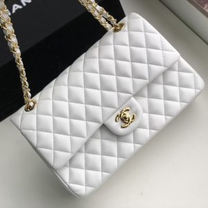 Ch@nel Flap Bag-Lambskin-25CM - Image 4