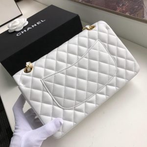 Ch@nel Flap Bag-Lambskin-25CM - Image 5
