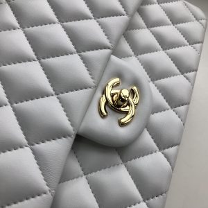 Ch@nel Flap Bag-Lambskin-25CM - Image 7
