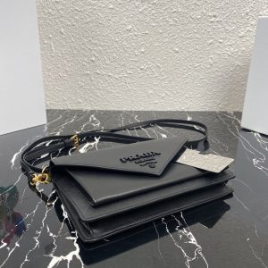 Prada 1BP020 Saffiano Chain Bag-20*12*4CM - Image 6