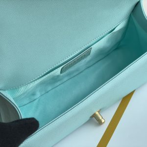 Ch@nel Boy Bag-Caviar-25CM - Image 8