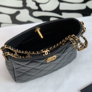 Ch@nel Hobo Bag-19x16x8CM - Image 8