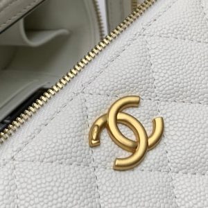 Ch@nel Cosmetic Bag-Caviar-18CM - Image 3