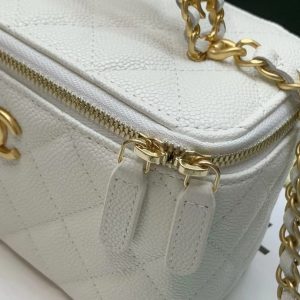 Ch@nel Cosmetic Bag-Caviar-18CM - Image 4