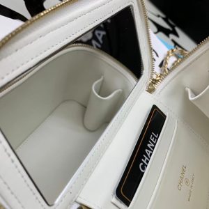 Ch@nel Cosmetic Bag-Caviar-18CM - Image 9