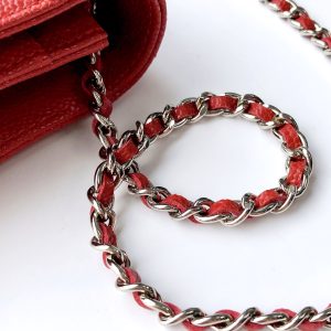 Ch@nel Wallet On Chain-Silver Hardware-19*12*3.5CM - Image 3