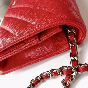 Ch@nel Wallet On Chain-Silver Hardware-19*12*3.5CM - Image 2
