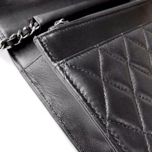Ch@nel Wallet On Chain-Silver Hardware-19*12*3.5CM - Image 6