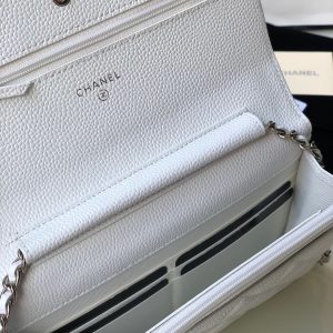 Ch@nel Wallet On Chain-Silver Hardware-19*12*3.5CM - Image 4