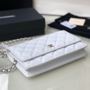Ch@nel Wallet On Chain-Silver Hardware-19*12*3.5CM - Image 5
