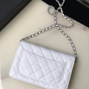 Ch@nel Wallet On Chain-Silver Hardware-19*12*3.5CM - Image 6