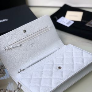 Ch@nel Wallet On Chain-Silver Hardware-19*12*3.5CM - Image 7
