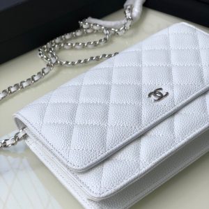 Ch@nel Wallet On Chain-Silver Hardware-19*12*3.5CM - Image 8