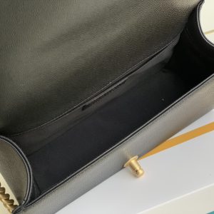 Ch@nel Boy Bag-Caviar-25CM - Image 6