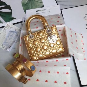 Lady Diro Bag-Gold Hardware-20*16.5*8CM - Image 3