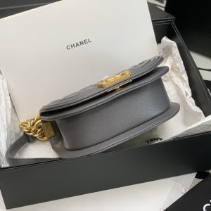Ch@nel Boy Bag-18*12.5*6CM - Image 6