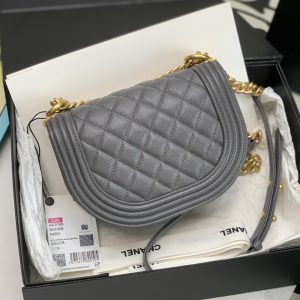 Ch@nel Boy Bag-18*12.5*6CM - Image 7