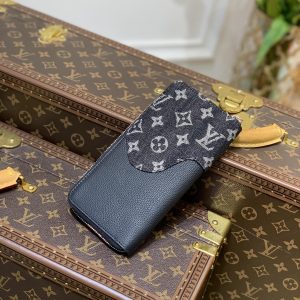 Louis Vuitton Zippy Vertical Wallet M63095-20*10CM - Image 5