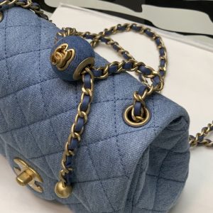 Ch@nel Flap Bag-13*18*7CM - Image 3