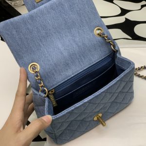 Ch@nel Flap Bag-13*18*7CM - Image 9