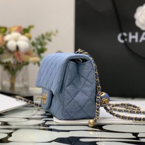 Ch@nel Flap Bag-13*18*7CM - Image 8