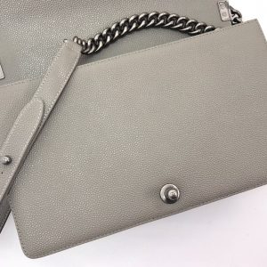 Ch@nel Boy Bag-Caviar-28CM - Image 9