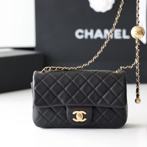 Ch@nel Flap Bag-17&20CM - Image 1