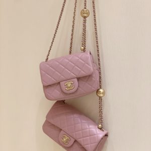 Ch@nel Flap Bag-17&20CM - Image 1