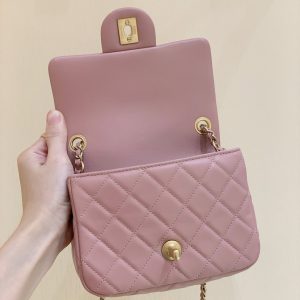 Ch@nel Flap Bag-17&20CM - Image 5
