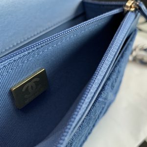 Ch@nel 19 Flap Bag-20*18*9CM - Image 9