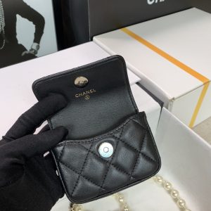 Ch@nel 2022SS Pearl Chain Waist Bag - Image 7