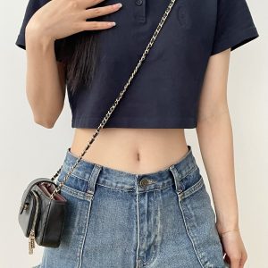 Ch@nel Chain Coin Purse-19*10*3.5CM - Image 13
