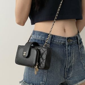 Ch@nel Chain Coin Purse-19*10*3.5CM - Image 14