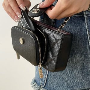 Ch@nel Chain Coin Purse-19*10*3.5CM - Image 16