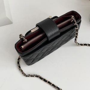 Ch@nel Chain Coin Purse-19*10*3.5CM - Image 2