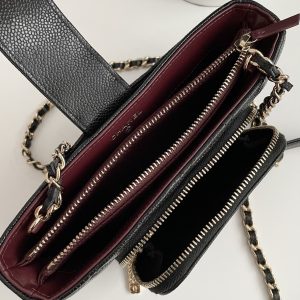 Ch@nel Chain Coin Purse-19*10*3.5CM - Image 8