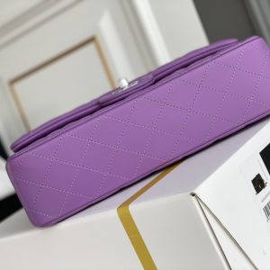 Ch@nel Flap Bag-Lambskin Leather-25CM - Image 4