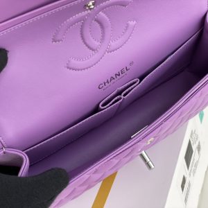 Ch@nel Flap Bag-Lambskin Leather-25CM - Image 8