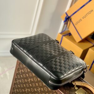 Louis Vuitton N45288 Damier Infini Onyx Sirius -35*27*7M - Image 4