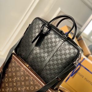 Louis Vuitton N45288 Damier Infini Onyx Sirius -35*27*7M - Image 1