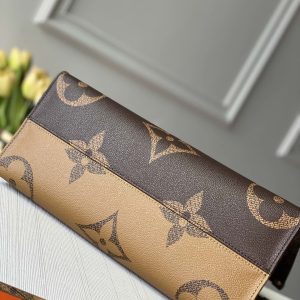Louis Vuitton Small Onthego Handbag-35*28*15CM(Black strap) - Image 3