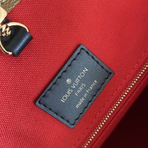 Louis Vuitton Small Onthego Handbag-35*28*15CM(Black strap) - Image 6