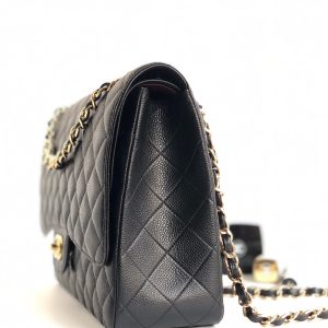 Ch@nel Flap Bag-Caviar Leather-Maxi-33CM - Image 2